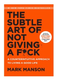 The Subtle Art of Not Giving a F*ck book cover